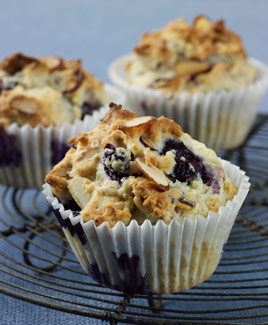 Almond Breeze Blueberry Muffins