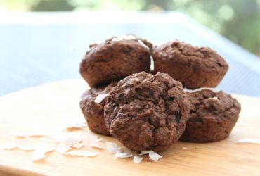 Almond Breeze Chocolate Avocado Muffins