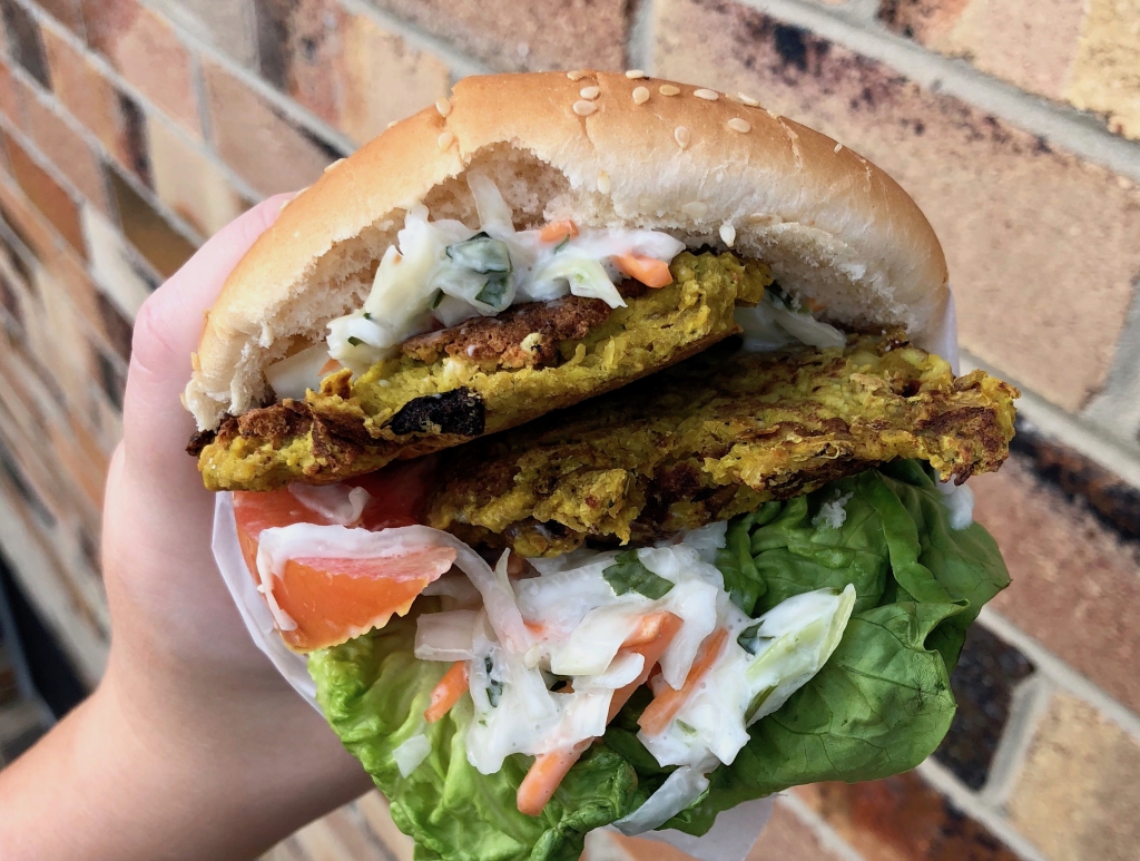Chickpea and Courgette Burgers